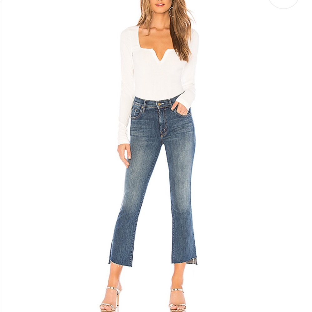 Free People Ivory Bodysuit